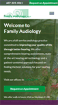 Mobile Screenshot of familyaudiologyonline.com